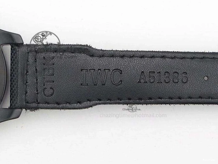 MIROTIME 0510 Durable Big Pilot 5019 Ceramic Case Black Dial Green Markers Asian 23J 7396